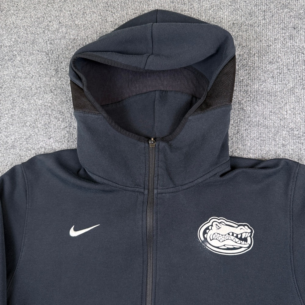 Nike Showtime Hoodie Mens XL Black Full Zip Florida Gators Basketball